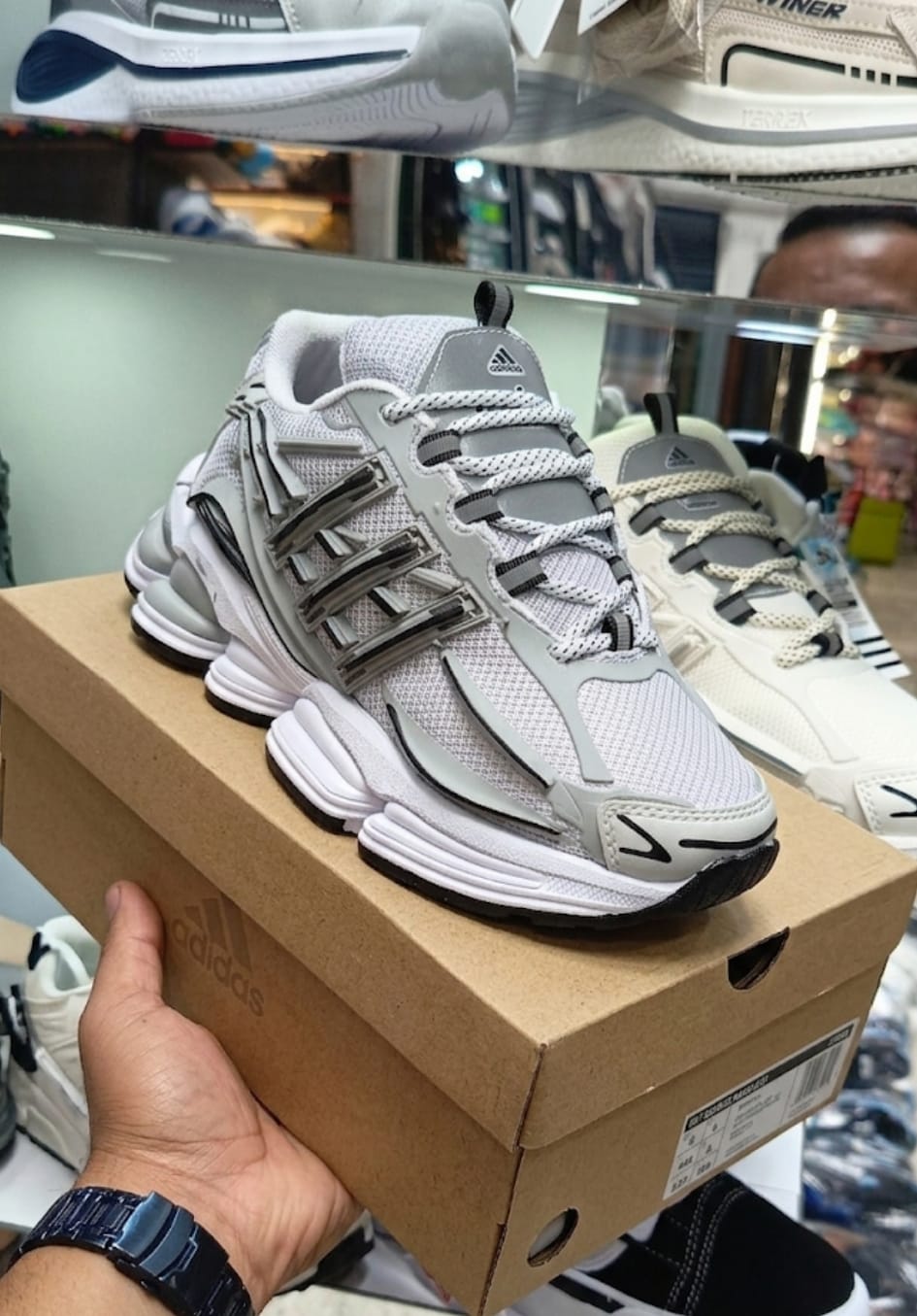 Adidas Adistar XLG Zapatillas Deportivas Malla Cuero Sintético