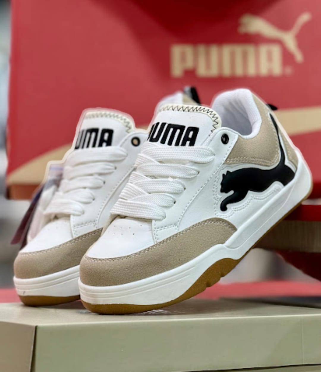 Puma Park Gato Zapatillas Híbridas de Fútbol Sala y Estilo