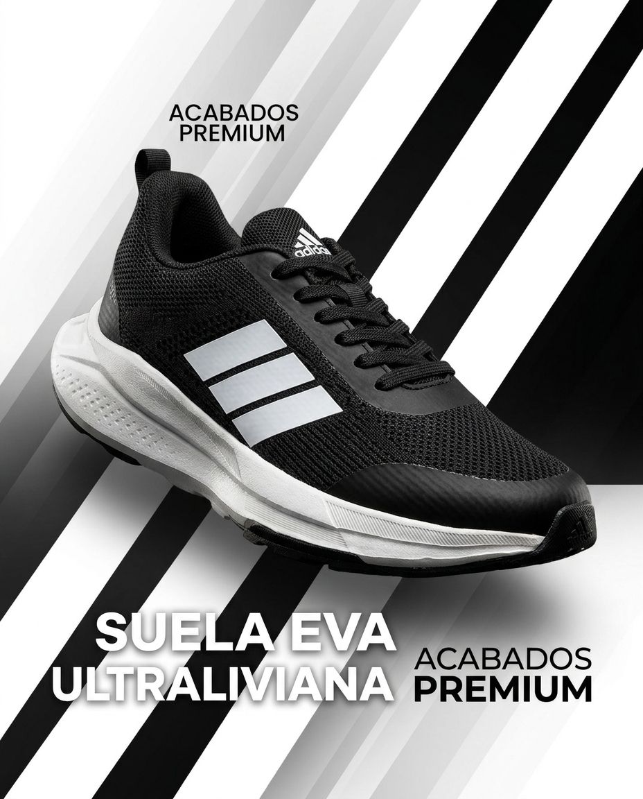 Adidas Alpha Tenis Deportivos Ligeros para Uso Diario y Caminatas