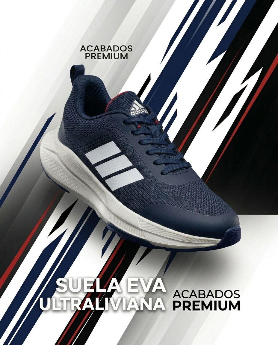 Adidas Alpha Tenis Deportivos Ligeros para Uso Diario y Caminatas