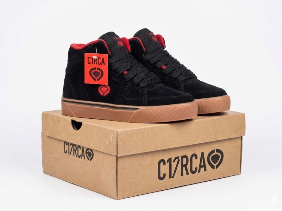Botas Skate C1RCA Caña Alta Unisex Estilo Urbano Resistentes