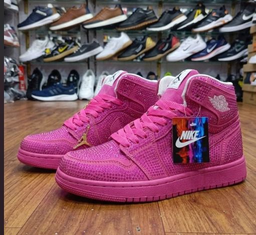 Jordan Retro 1 Zapatillas Brillantes Edición Elegante
