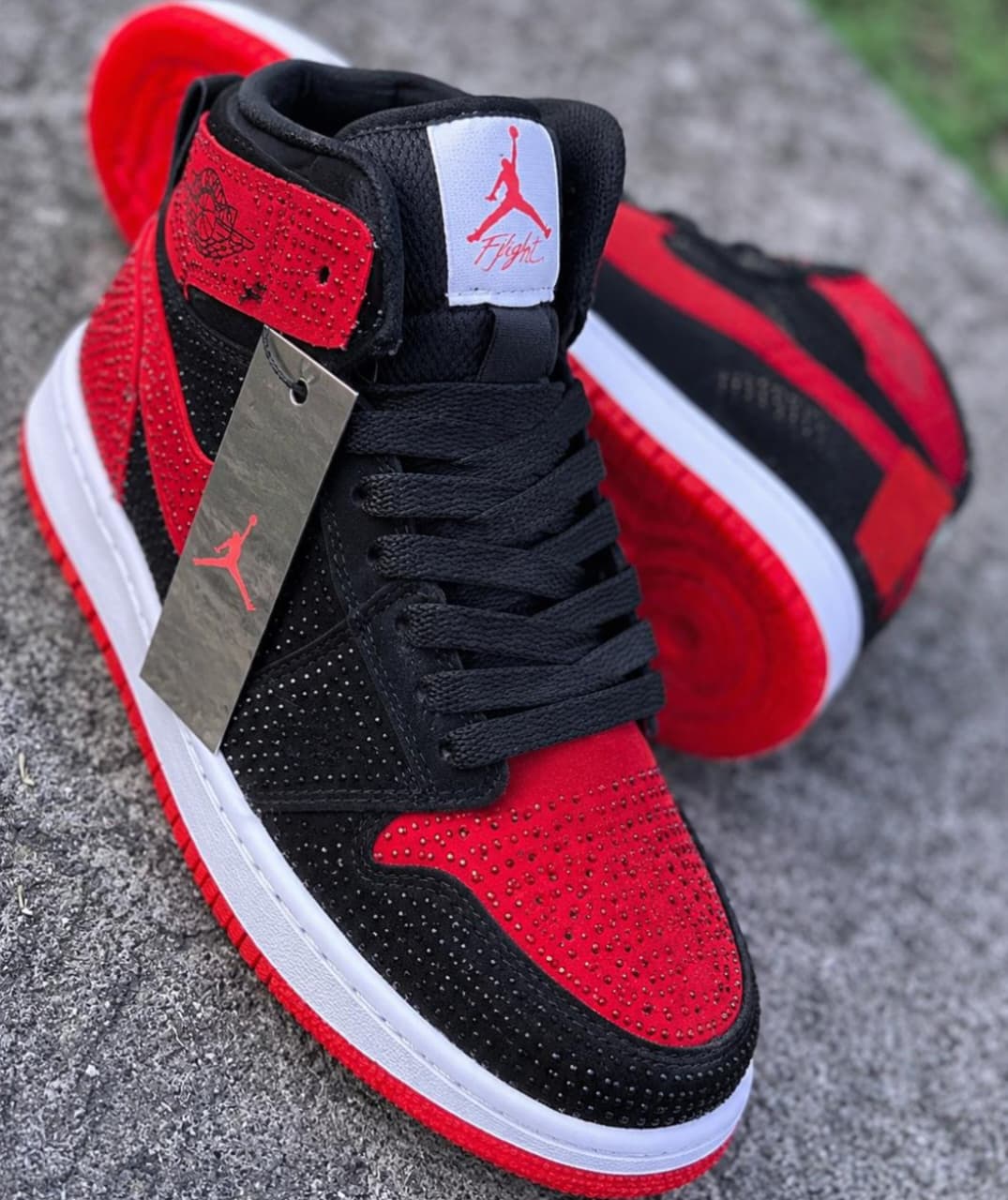 Jordan Retro 1 Zapatillas Brillantes Edición Elegante