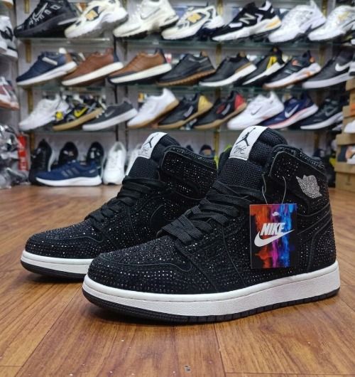 Jordan Retro 1 Zapatillas Brillantes Edición Elegante