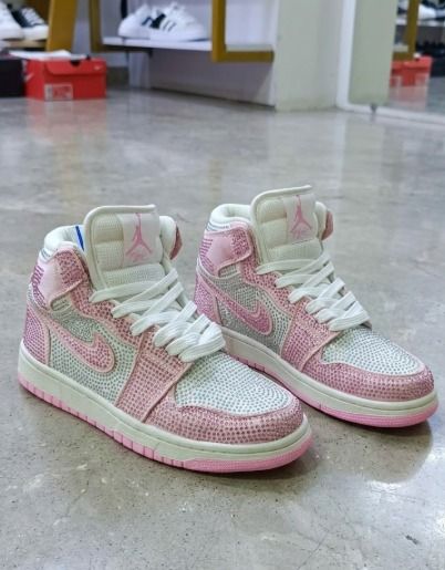 Jordan Retro 1 Zapatillas Brillantes Edición Elegante