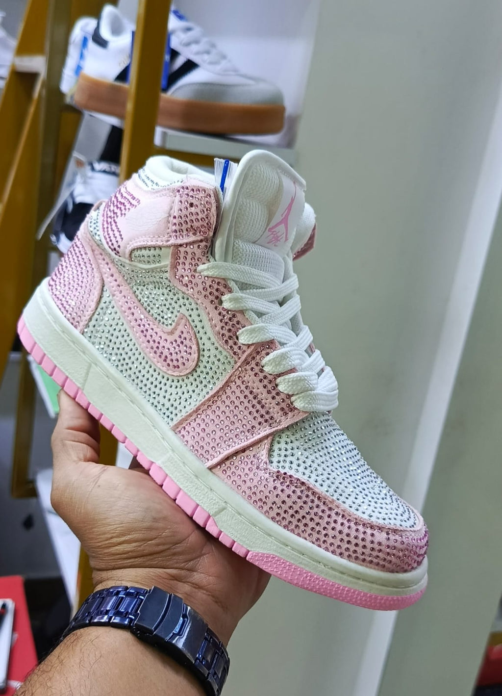 Jordan Retro 1 Zapatillas Brillantes Edición Elegante