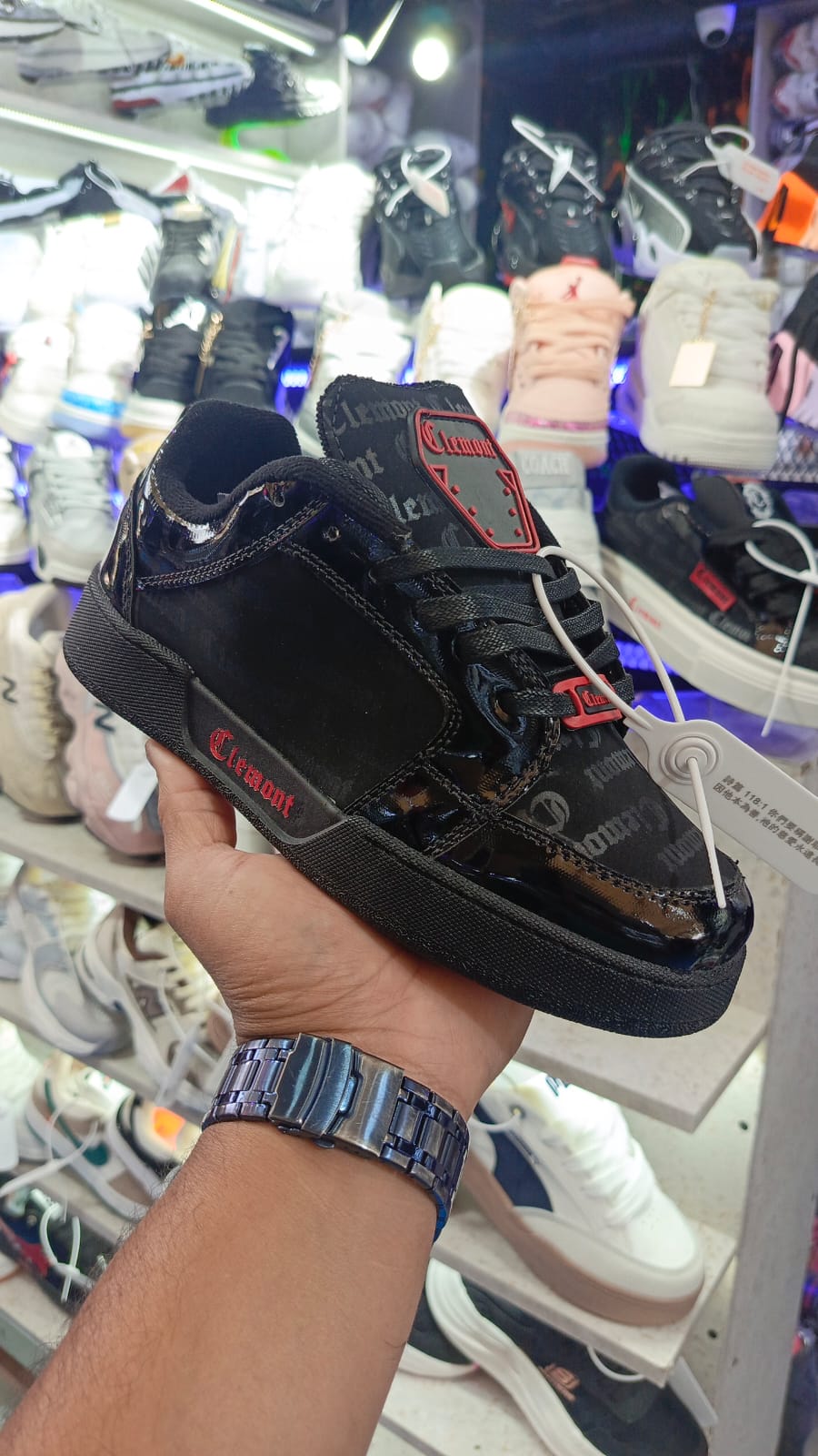 Clemont Plataforma Zapatillas Urbanas Suela Elevada Negro