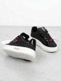Clemont Plataforma Zapatillas Urbanas Suela Elevada Negro