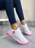 Tenis Skechers Mujer Media Bota Deportivos Comodidad Estilo Urbano