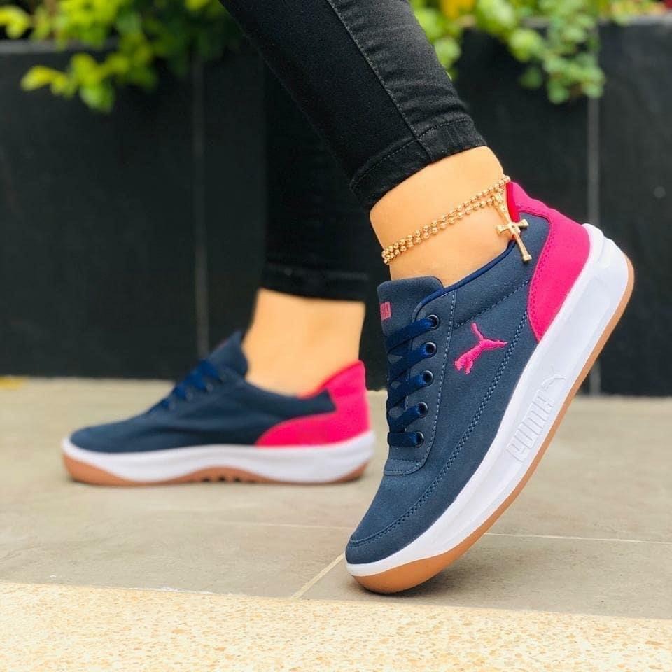 Tenis Puma California Dama Estilo Retro Urbano Confort