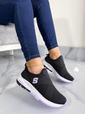 Tenis Skechers Mujer Media Bota Deportivos Comodidad Estilo Urbano
