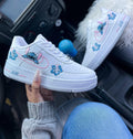 Tenis Nike Air Force One Bordados Dama Estilo Urbano Clásico