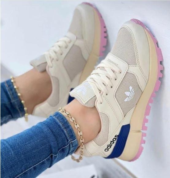 Tenis Adidas Dama Deportivos Ligeros Estilo Urbano Confortables Diseño Moderno