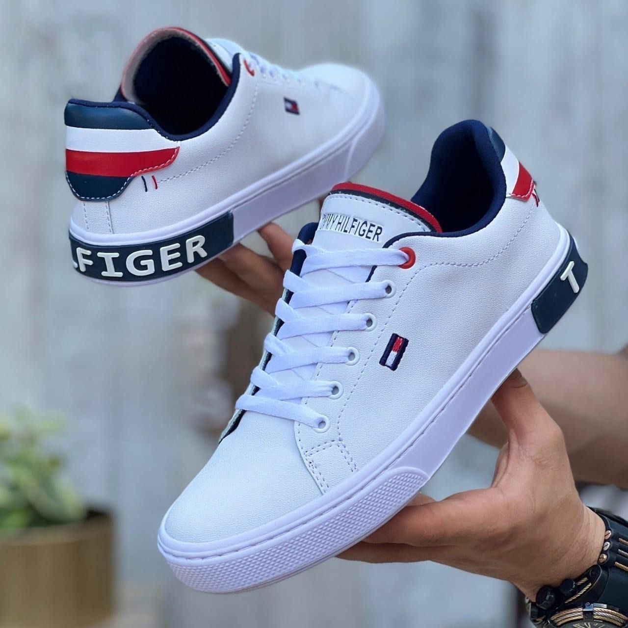 Tenis Tommy Hilfiger Caballero Urbanos Diseño Casual Confortables Estilo Moderno